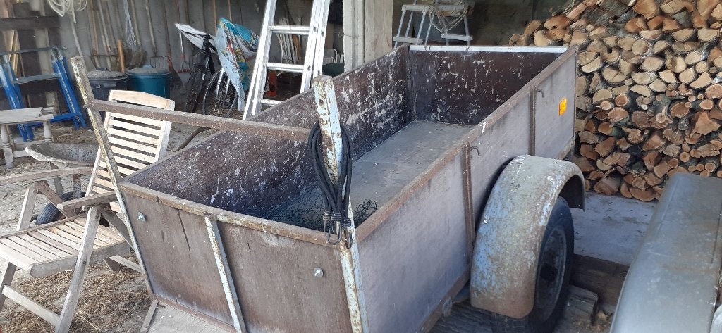 aanhangwagen, Ophalen, Gebruikt