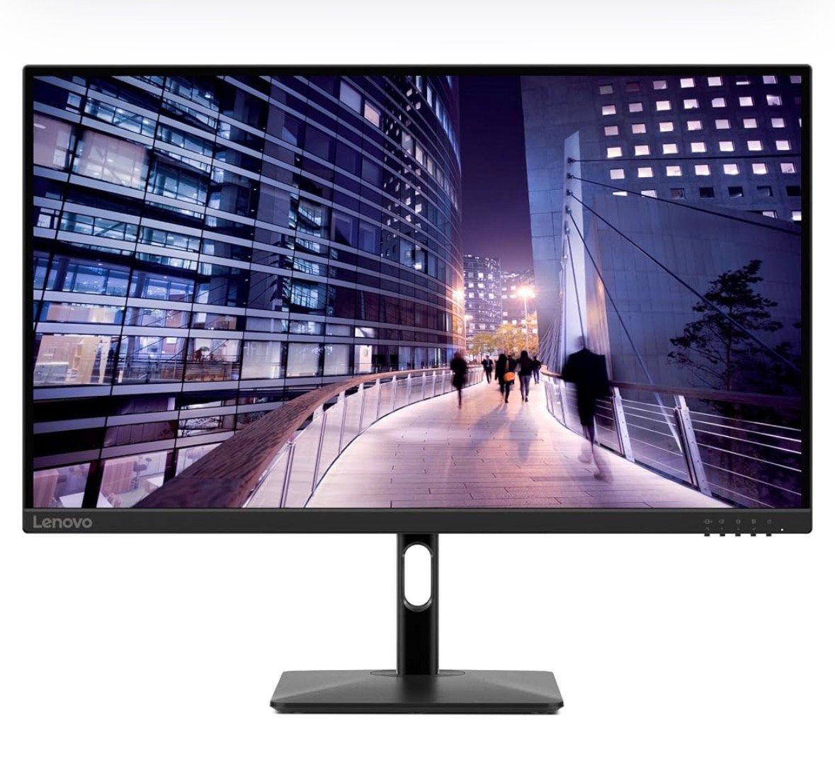 Monitor 27inch - Lenovo N27p - 4k, Ophalen, IPS, Ultra HD (4K), Zo goed als nieuw