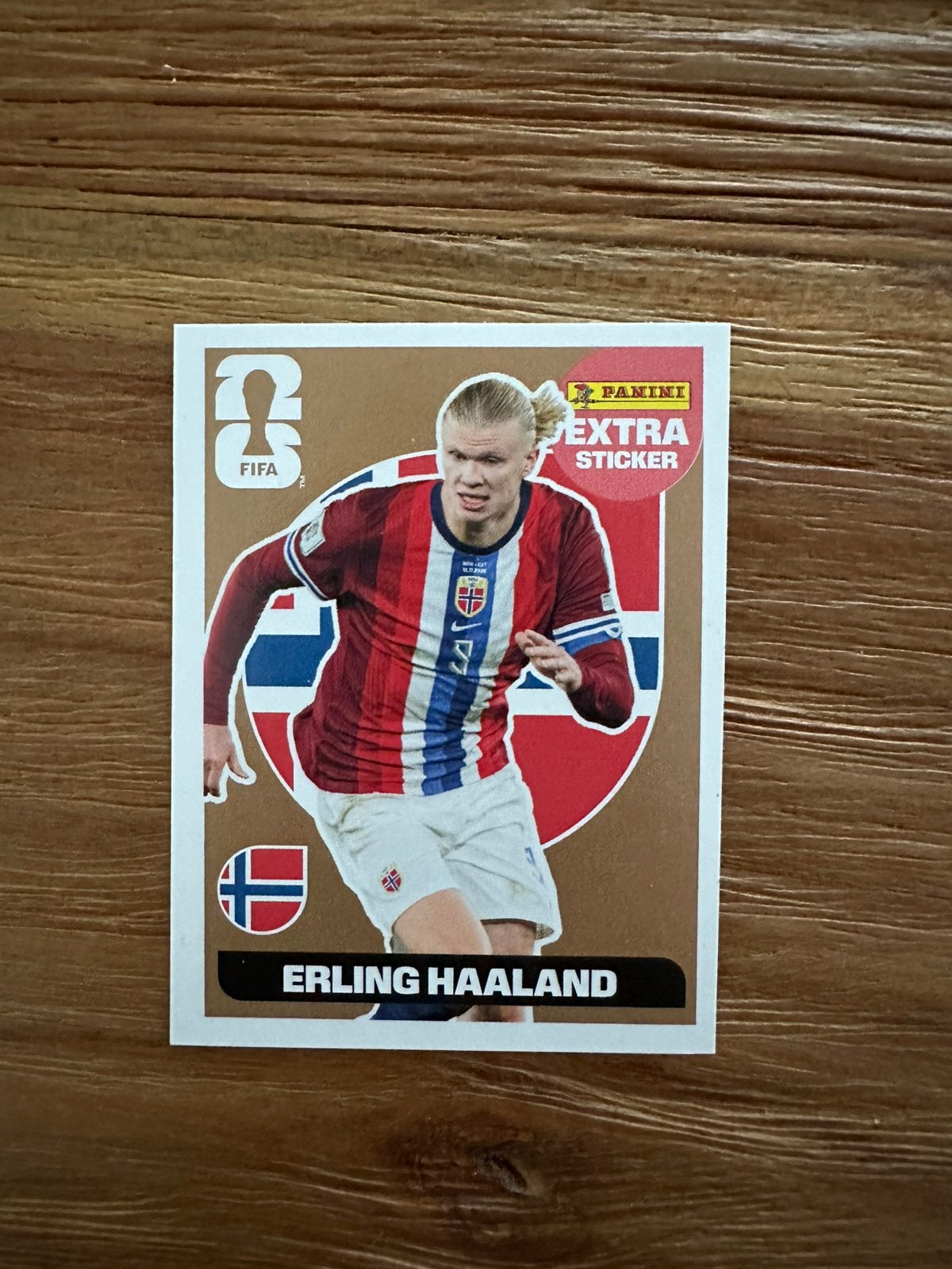 EXTRA STICKER BRONS HAALAND, Verzamelen, Sportartikelen en Voetbal, Ophalen, Nieuw
