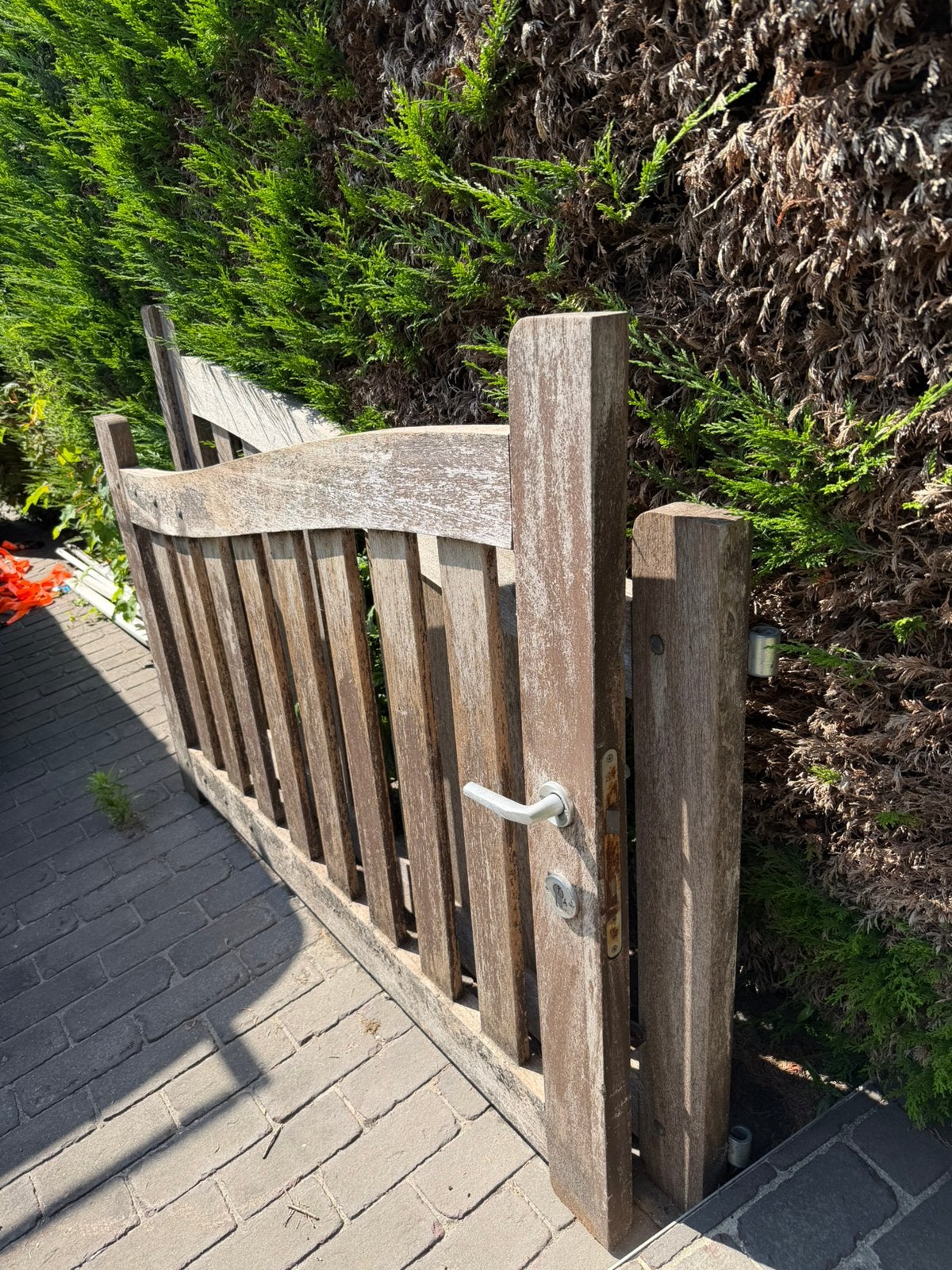 stevige houten tuinpoorten, Ophalen of Verzenden, Zo goed als nieuw