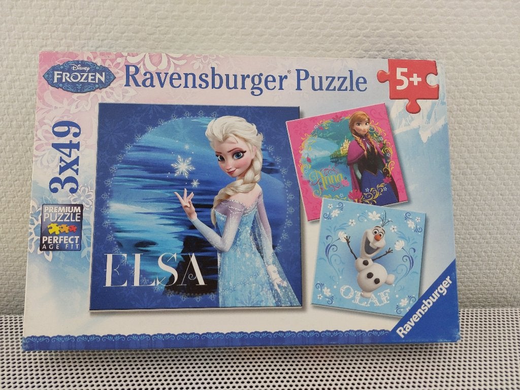 Ravenburger Disney Frozen Elsa (3x49) 5+ puzzel, Enlèvement, Comme neuf