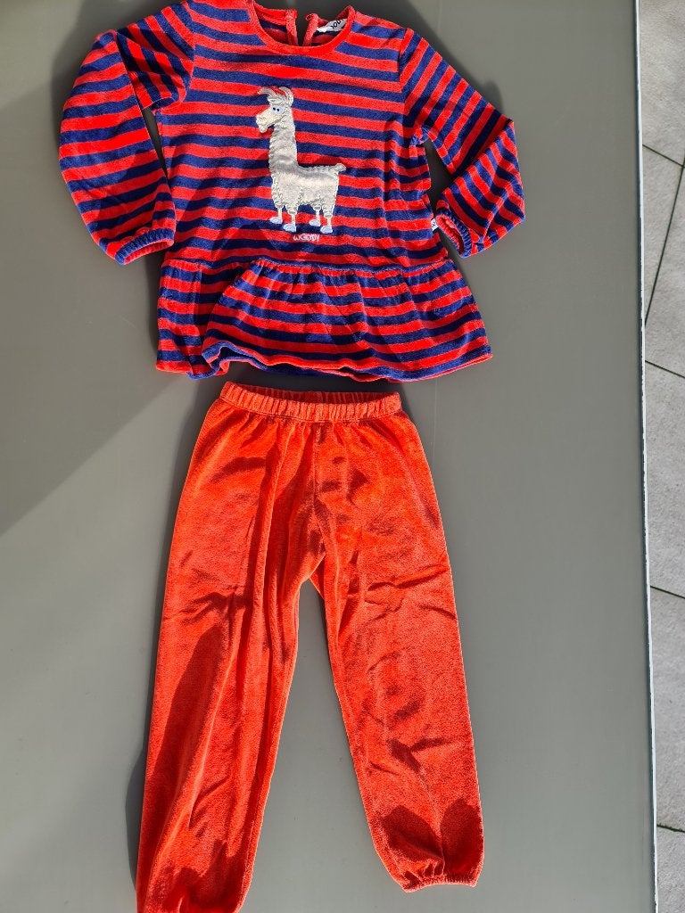 pyjama met alpaca, Woody, 122, Ophalen, Zo goed als nieuw