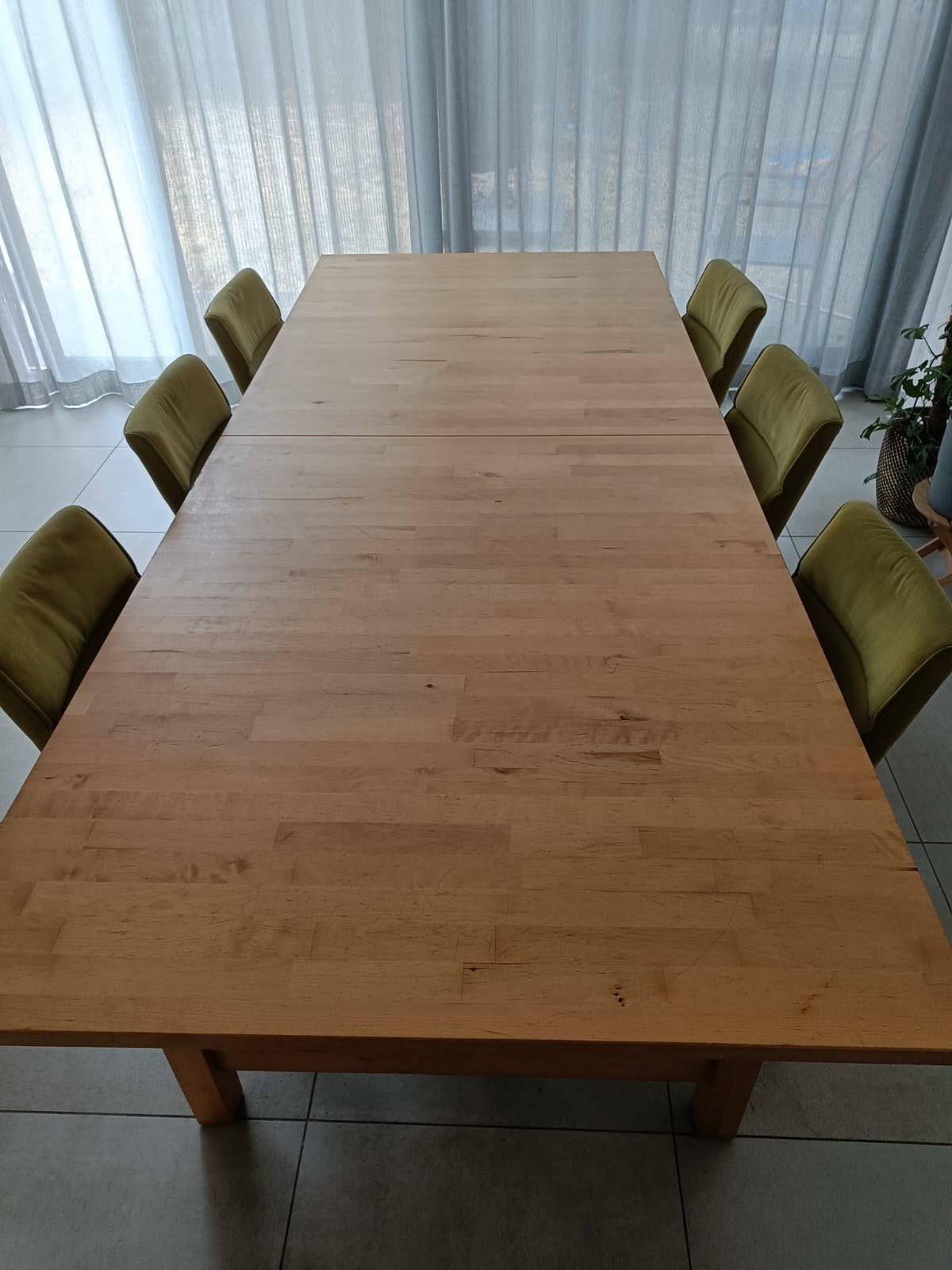 Ikea tafel, Ophalen