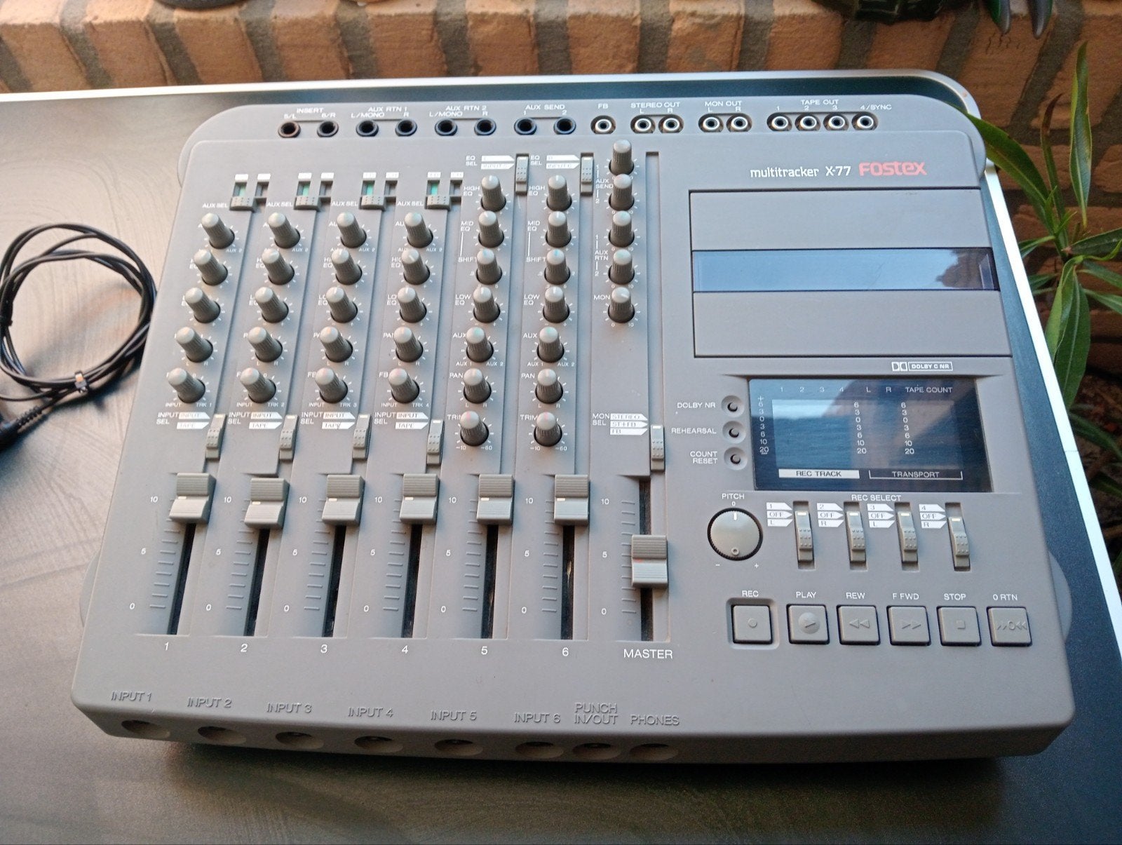 FOSTEX X-77 MULTITRACK RECORDER NIEUWSTAAT, Audio, Tv en Foto, Ophalen of Verzenden, Zo goed als nieuw, Audio