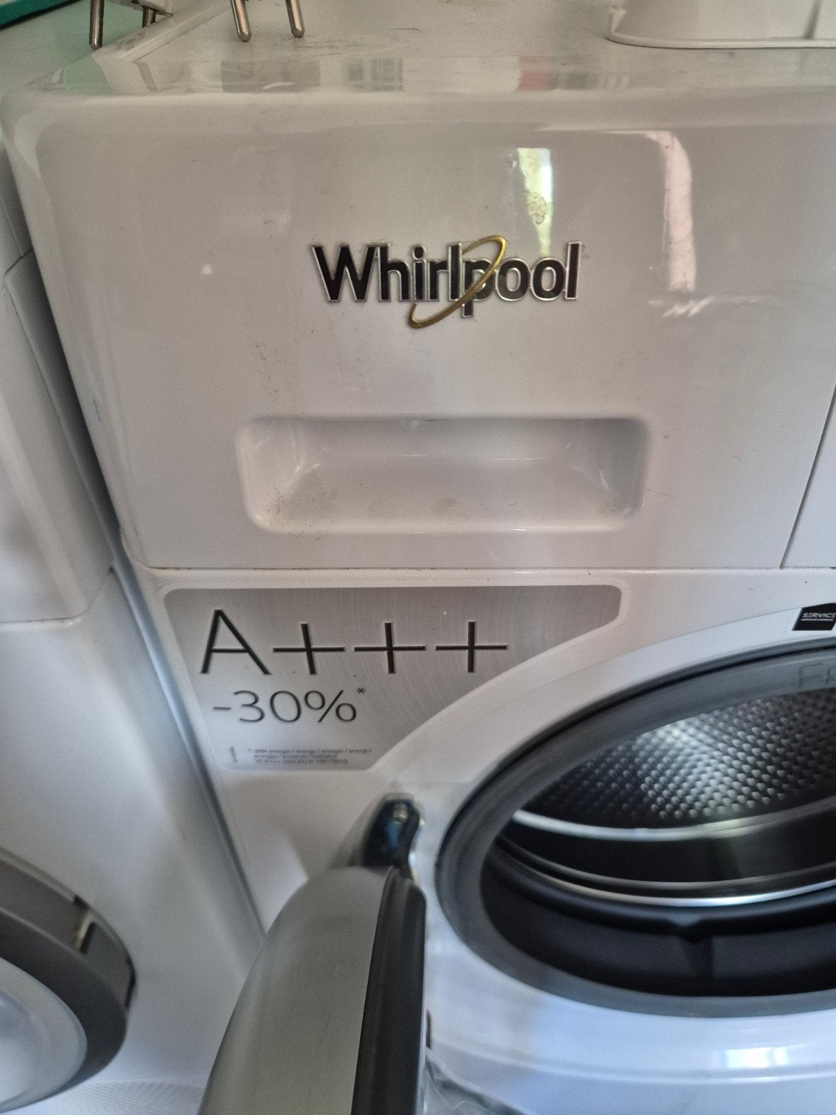 Whirlpool wasmachine, Enlèvement