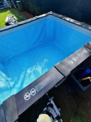 Intex opzet zwembad, Tuin en Terras, Gebruikt, 200 tot 300 cm, Rechthoekig, Ophalen
