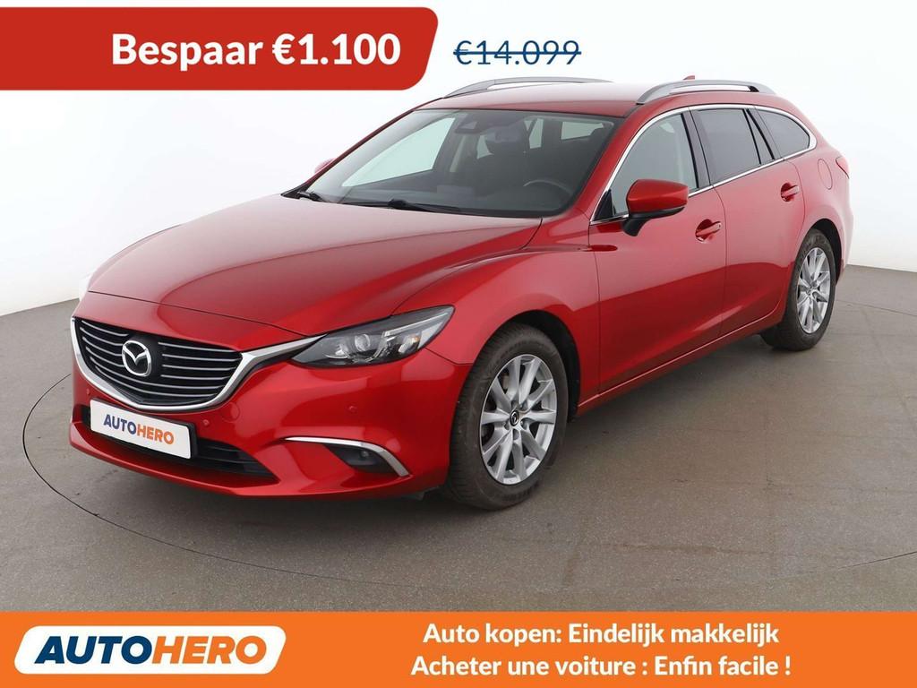 Mazda 6 2.0 Attraction (année de construction 2017), Autos, Mazda, Rouge, 145 ch, Achat, Boîte manuelle