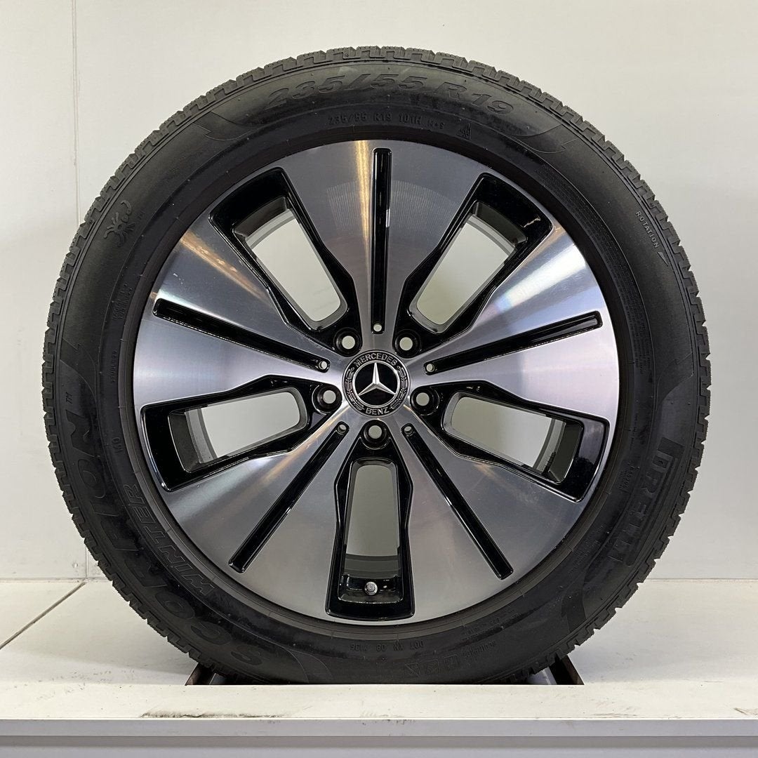 MERCEDES EQC N293 BREEDSET VELGEN + WINTERBANDEN 19 INCH, Pneus et Jantes, Pneus hiver, Véhicule de tourisme, -