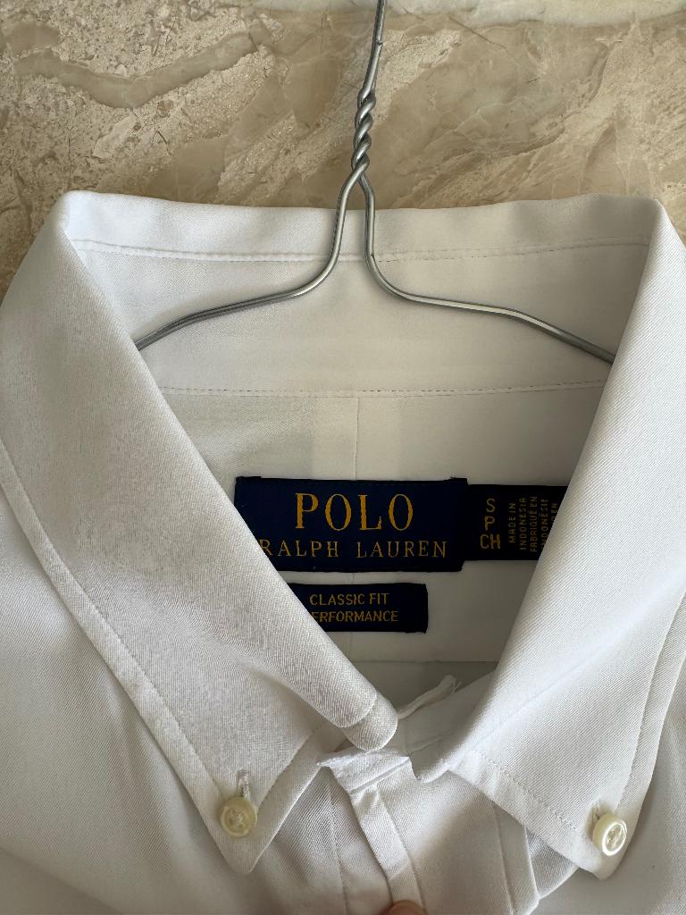 Hemd heren Ralph Lauren wit S, Vêtements | Hommes, Chemises, Envoi, Comme neuf, Blanc, Ralph Lauren