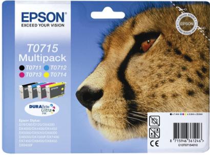 Inktpatronen Espon T0713 Multipack (origineel merk), Ophalen of Verzenden, Nieuw, Cartridge, Epson