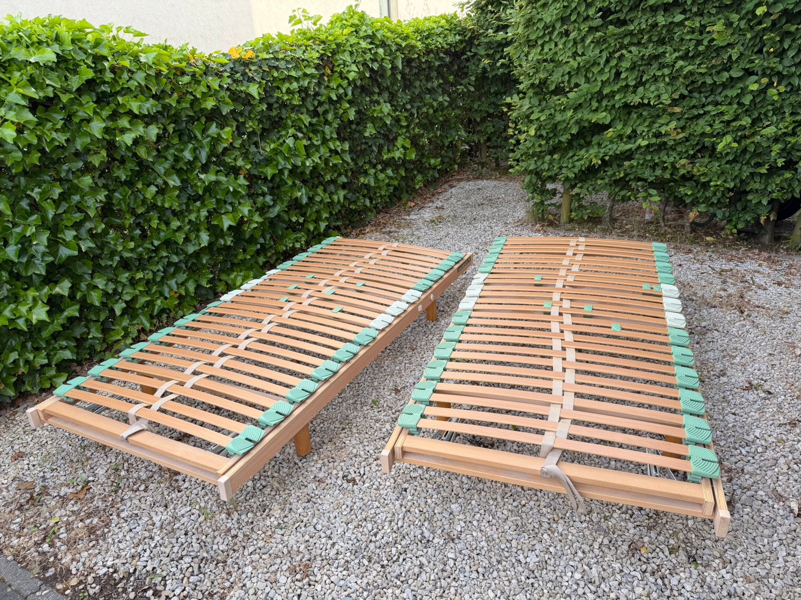 Sommiers à lattes gratuits, Maison & Meubles, Enlèvement, Utilisé, Sommier, 180 cm
