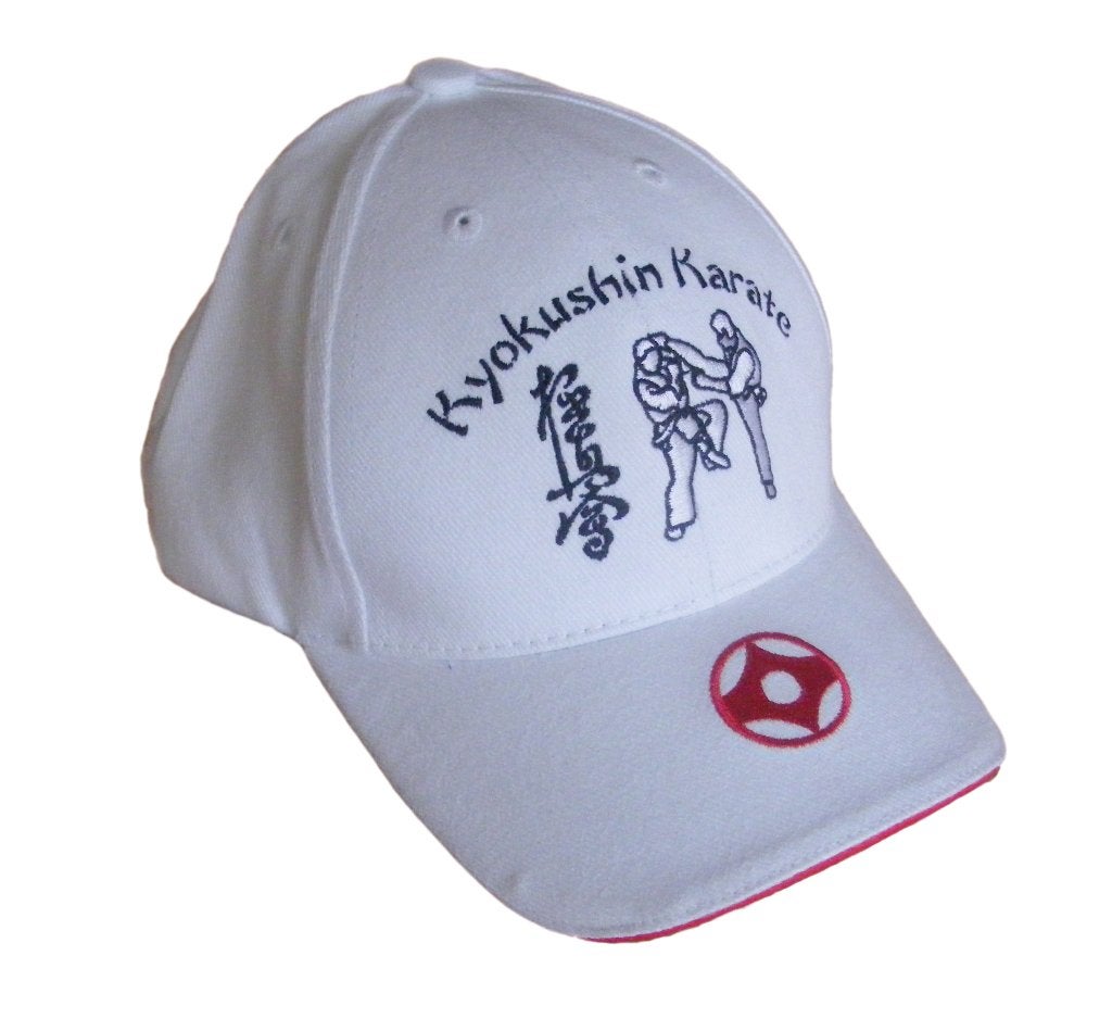 Casquette de karaté Kyokushin (blanche et noire), Sports & Fitness, Enlèvement ou Envoi, Neuf, Karaté