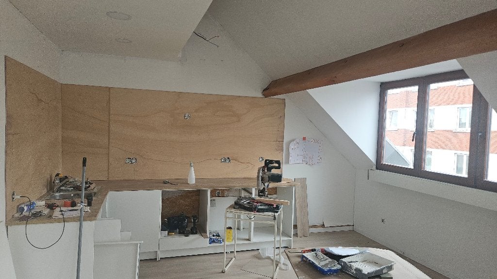 appartement, 50 m² of meer, Brussel