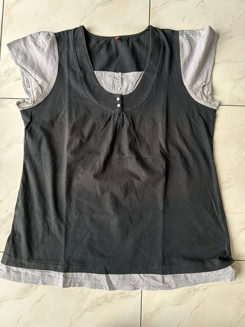 Chemise Paprika T3/XXL (n 7583), Enlèvement ou Envoi, Chemise ou Top, Noir, Porté