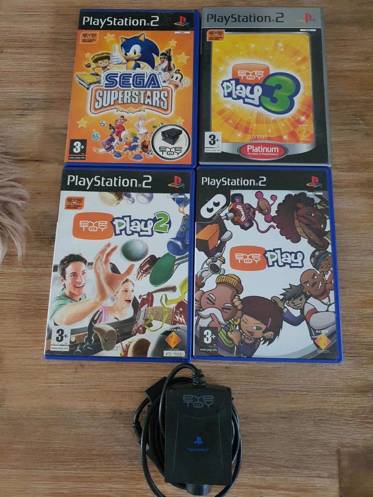 4x ps2 eyetoy games + ps2 cam, Ophalen