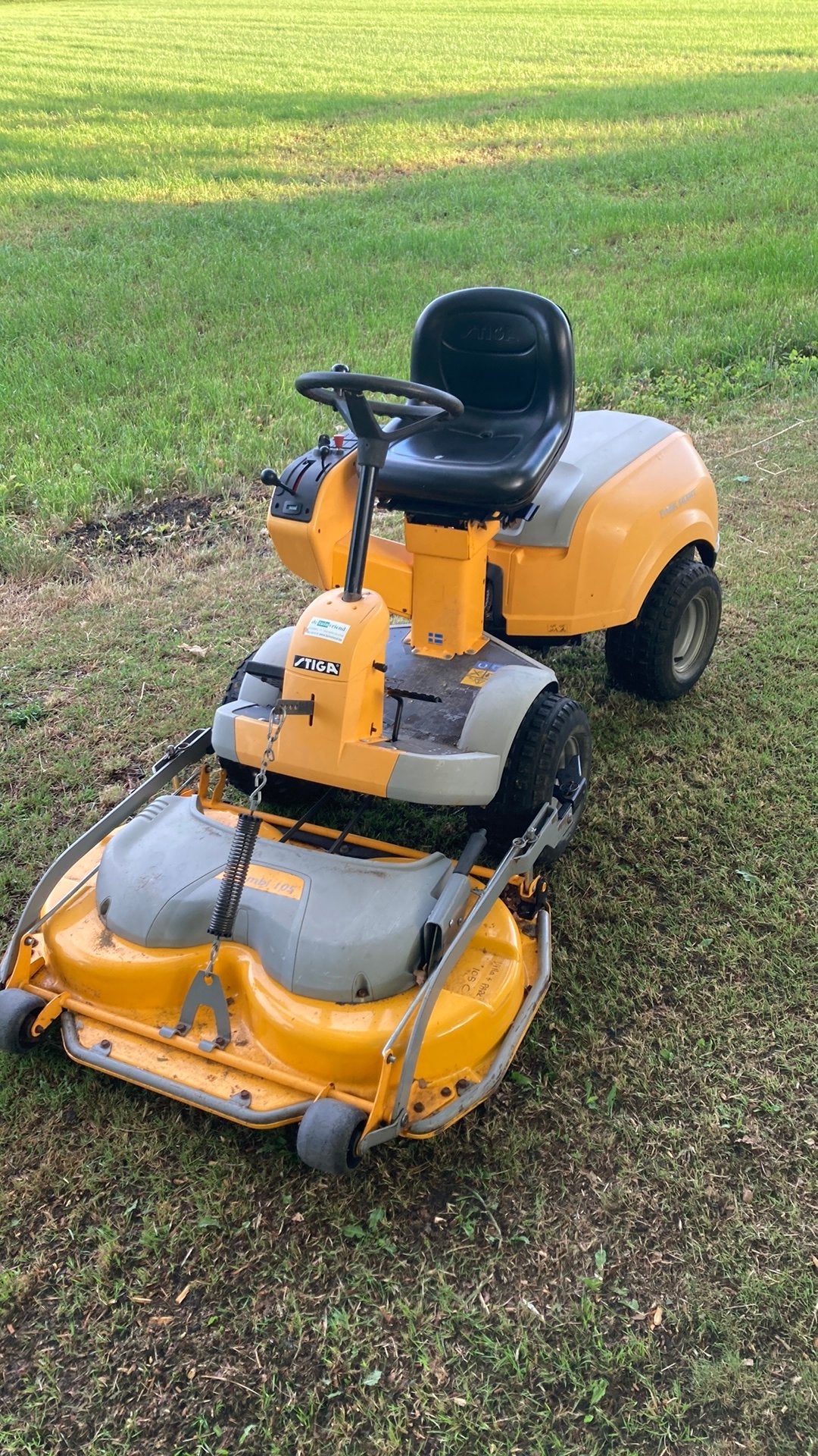 Zitmaaier stiga park silent met honda gxv530, Ophalen, Gebruikt, Mulchfunctie, 90 tot 120 cm
