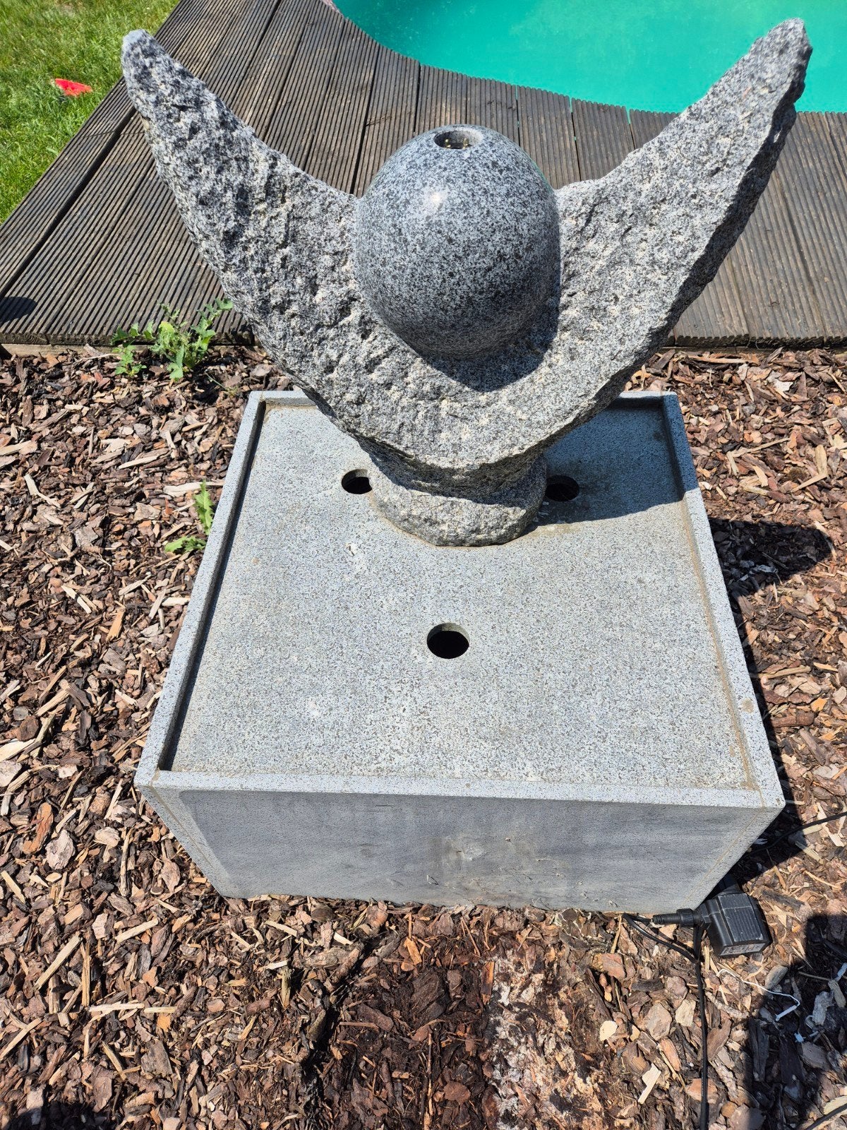 Tuin ornament steen, Ophalen, Fontein