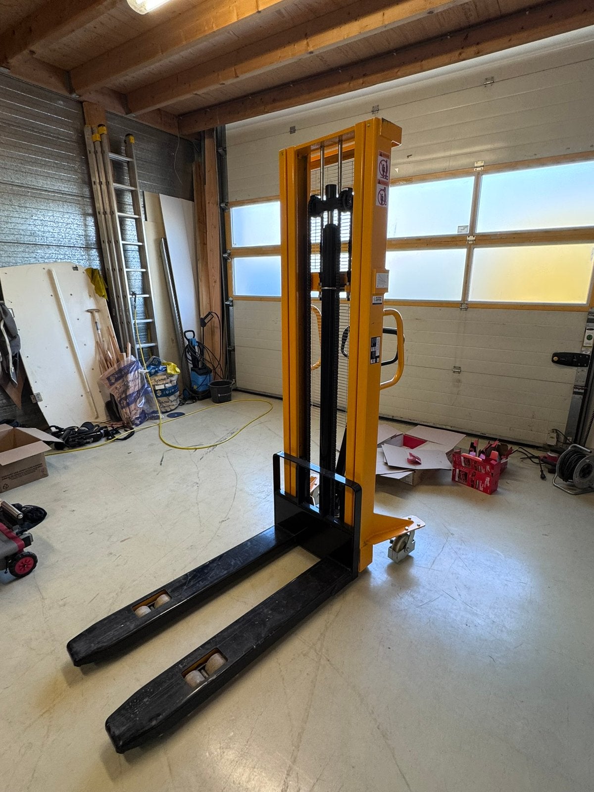 Handmatige Hydraulische Stapelaar Xilin SDJ1030 - 1000kg, Ophalen, Zo goed als nieuw