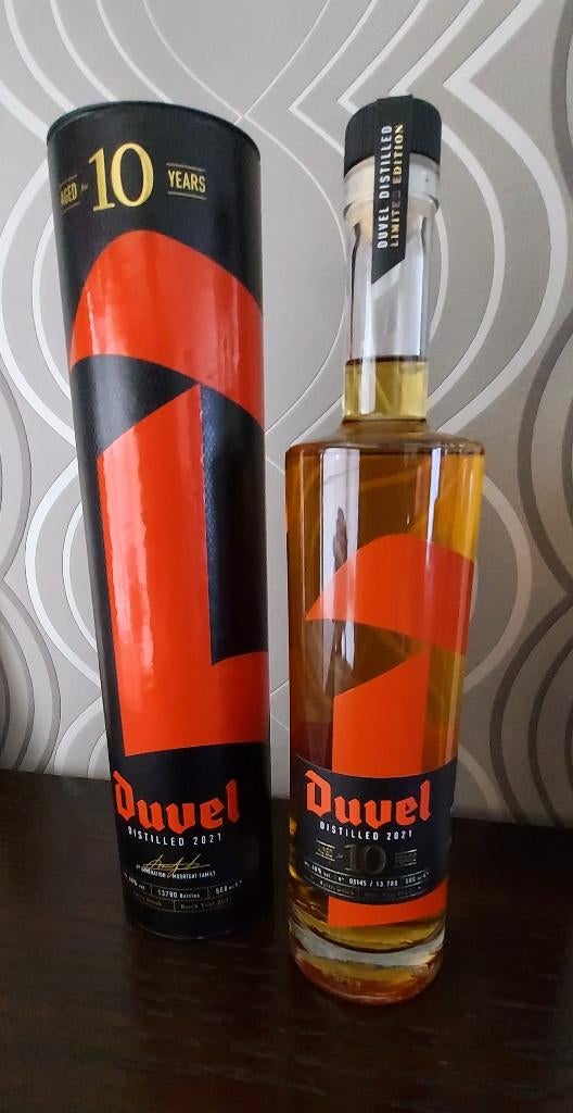 Duvel distilled whiskey 2021, Ophalen of Verzenden, Flesje(s), Duvel