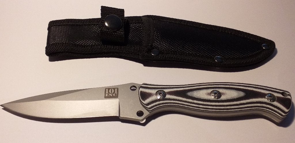 101 INC - outdoor knife - fixed blad - full tang, Envoi, Couteau ou Poignard