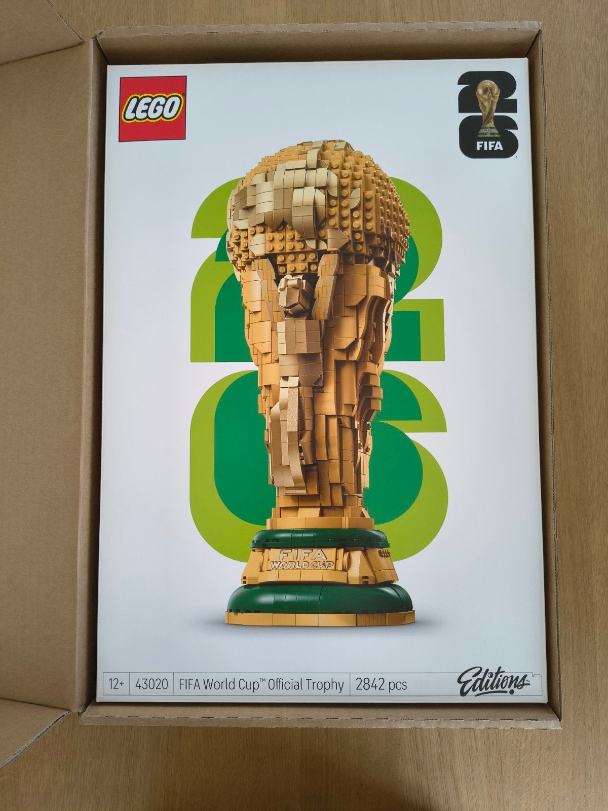Lego editions officiële FIFA World Cup trofee bouwset, Ophalen, Nieuw, Figuur of Figuren