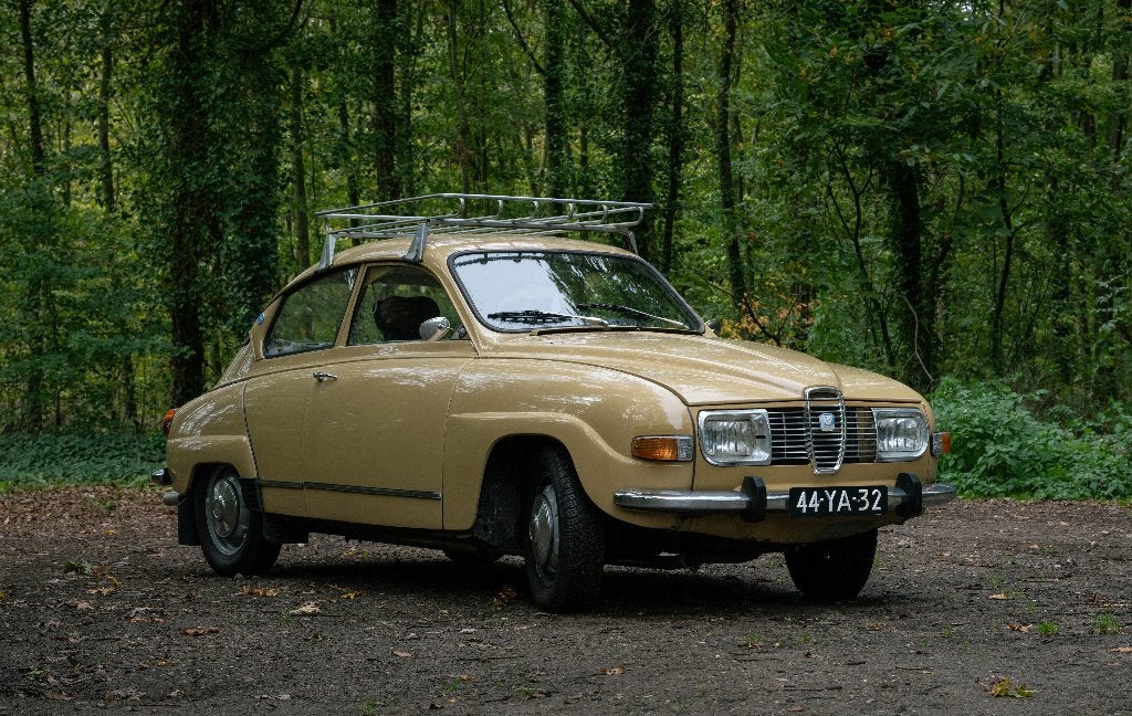 SAAB 96 V4 1973 Geel, Autos, Achat, 4 portes, Jaune, Boîte manuelle