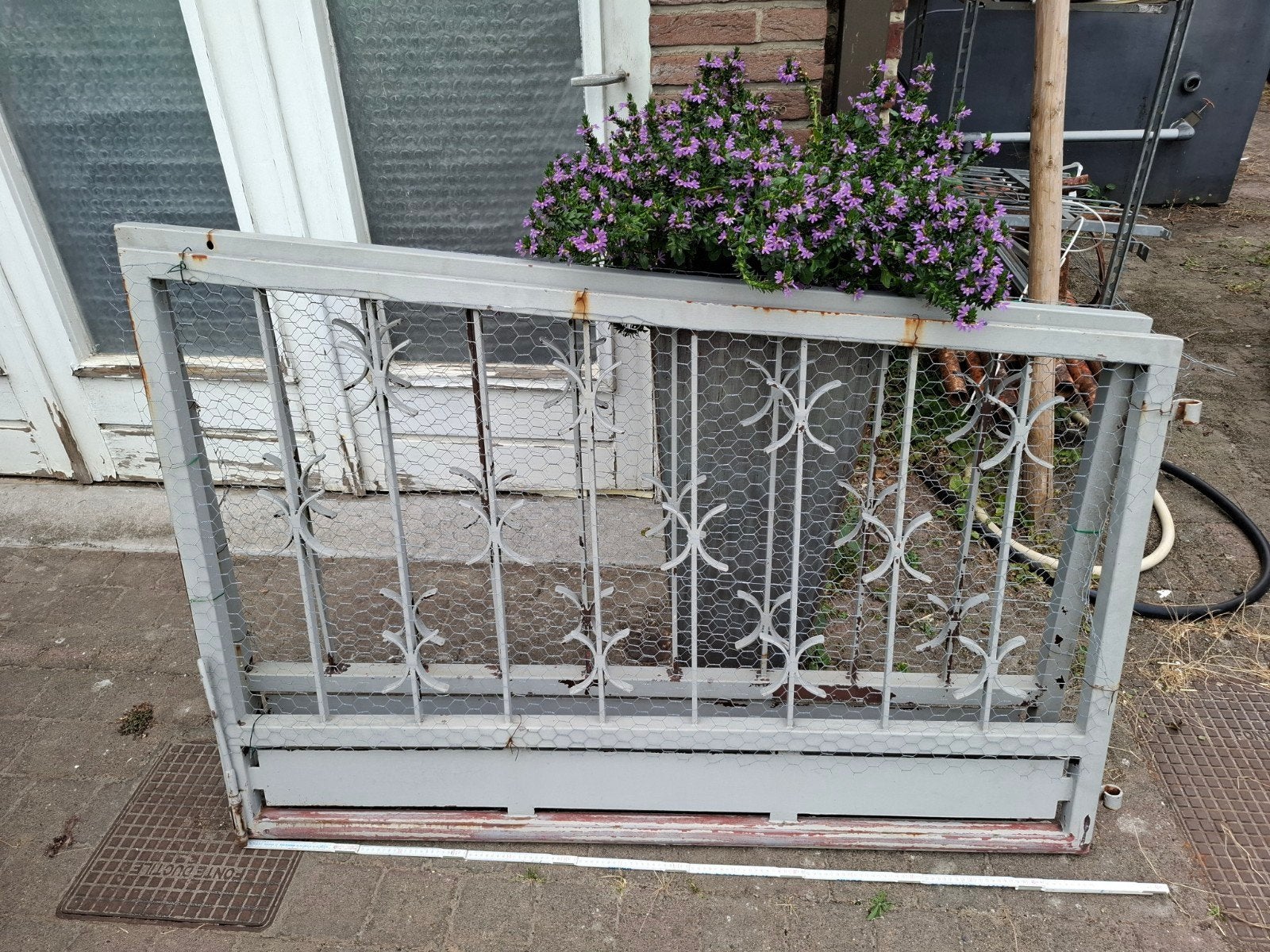 hek poort afsluiting smeedijzer, Tuin en Terras, Ophalen, Gebruikt, IJzer, Overige typen