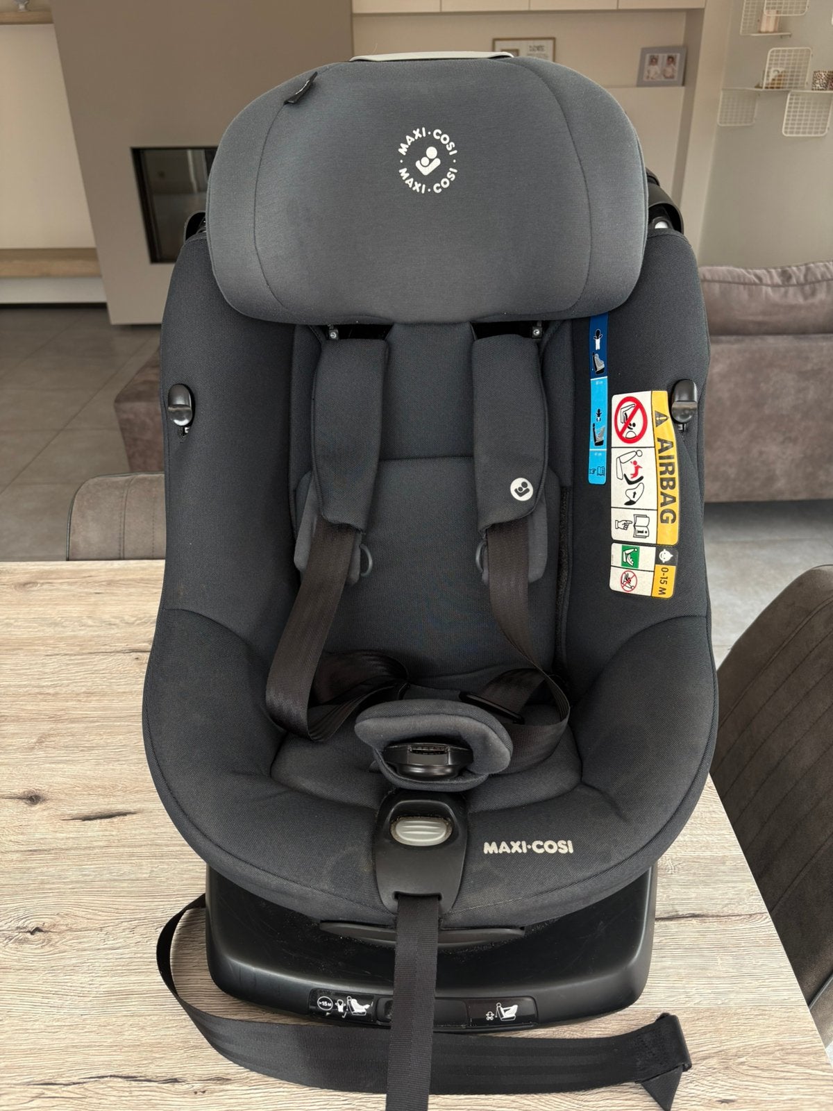 Draaibare autostoel, Ophalen, Zo goed als nieuw, Maxi-Cosi, Isofix