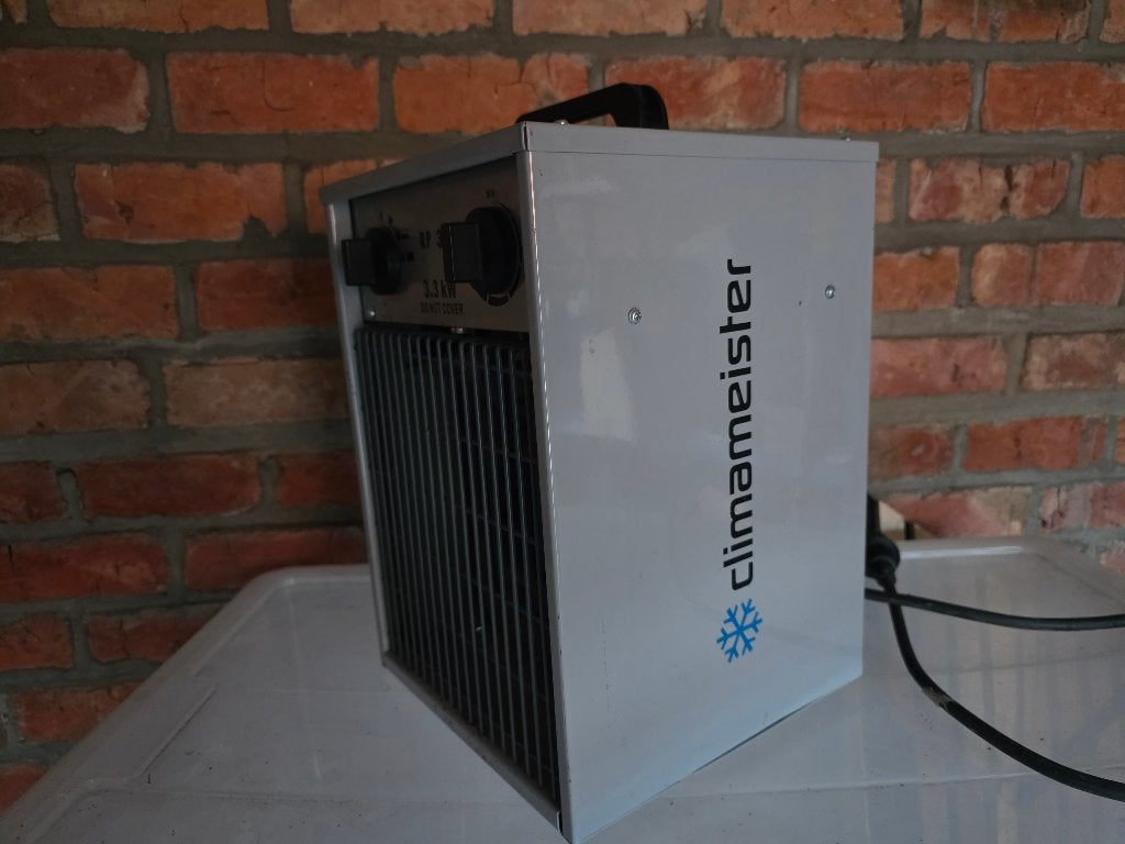 elektrische ventilatorkachel / werkplaatskachel, Ophalen, 30 tot 80 cm, Gebruikt, Radiator