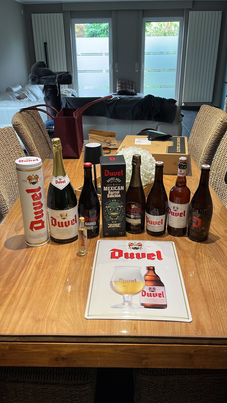 Lot duvel flessen en accessoires, Verzamelen, Ophalen, Zo goed als nieuw, Duvel
