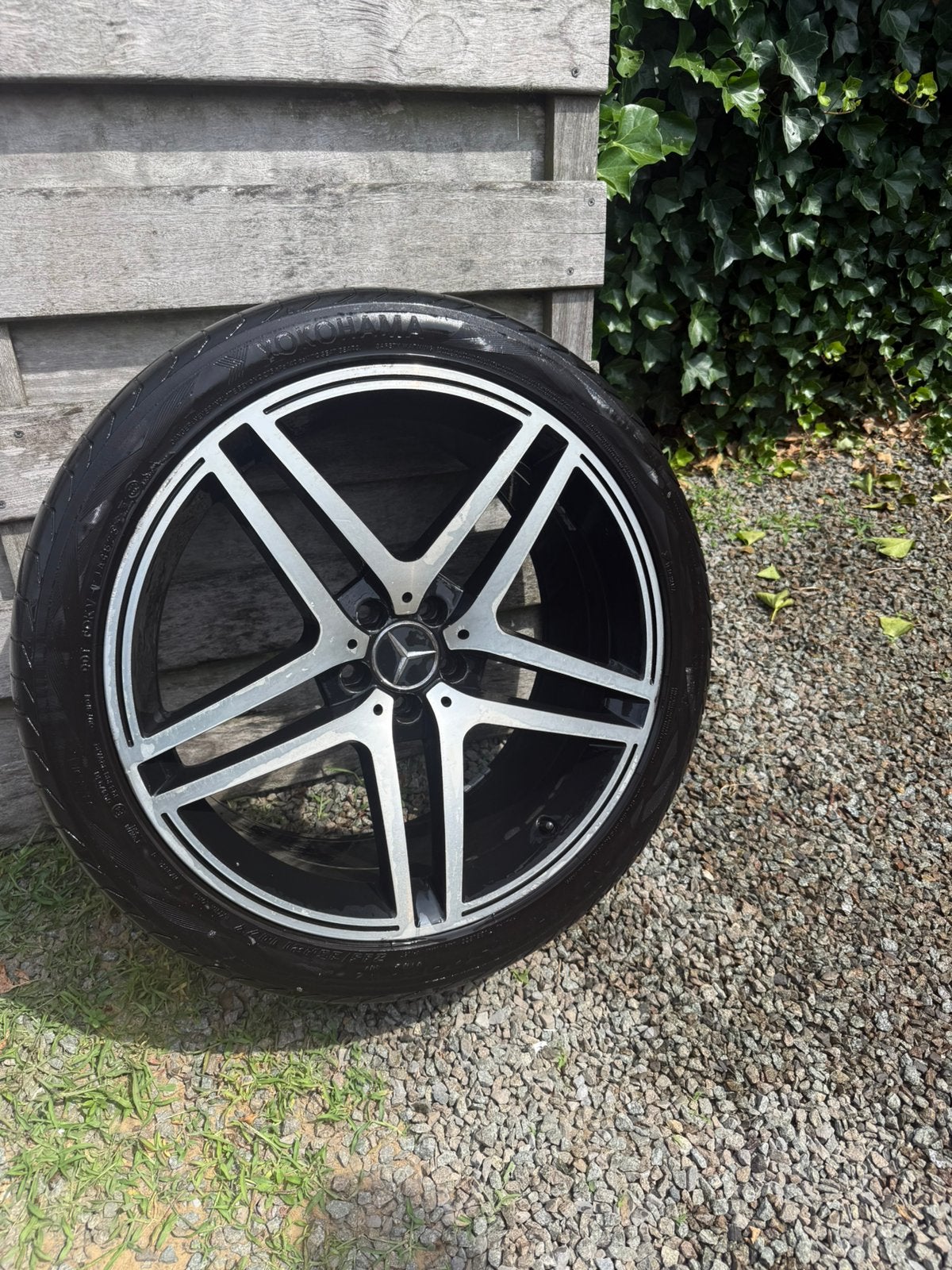 Zomerbanden Yokohama velg Mercedes, Auto-onderdelen, Banden en Velgen, Ophalen, Zomerbanden, Velg(en)