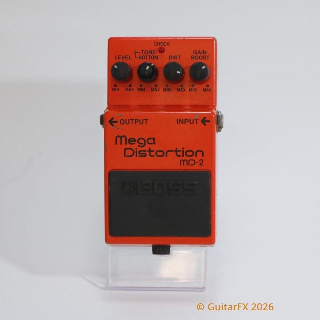 Boss MD-2 Mega Distortion (s/n 80177, Silver Label Made in T, Enlèvement ou Envoi, Utilisé