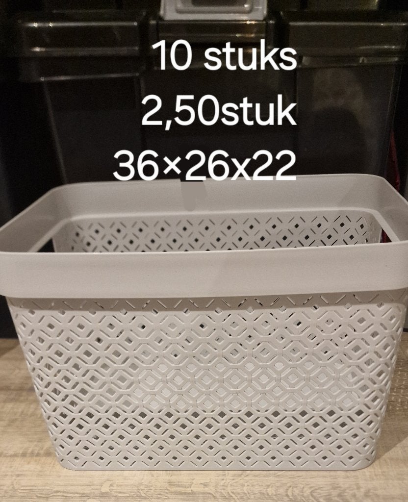 Curver opbergmand, Ophalen, Gebruikt, Rechthoekig, Mand