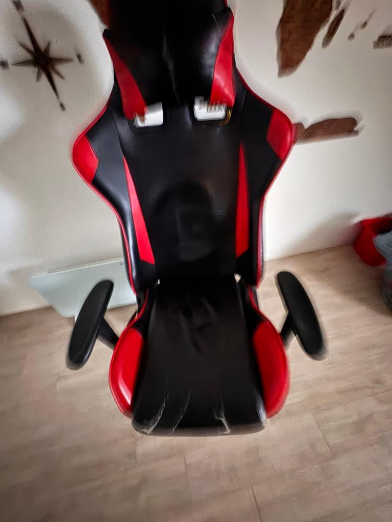 Gaming stoel, Maison & Meubles, Chaises de bureau, Rouge, Chaise de bureau de gaming, Enlèvement, Utilisé