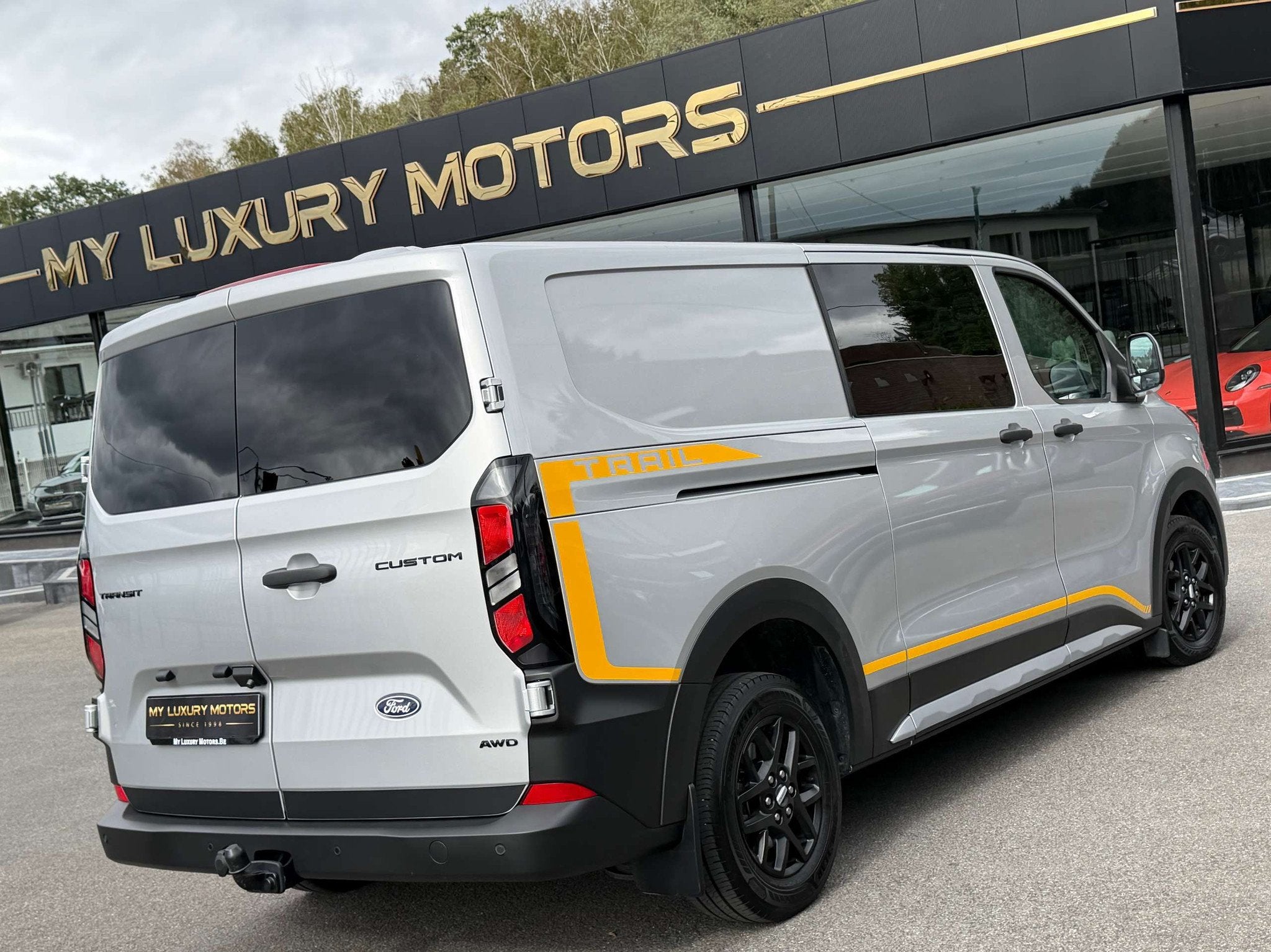 Ford Transit Custom TRAIL 2.0 TD 170 CV 4X4 L2H1 AWD DOUBLE, Autos, Cuir, Argent ou Gris, Achat, Entreprise