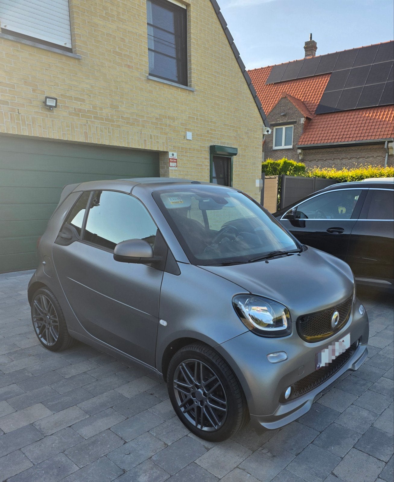 Smart Fortwo Cabriolet, Auto's, Automaat, Multifunctioneel stuurwiel, Zwart, Cabriolet