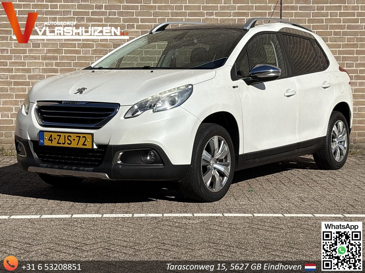 Peugeot 2008 1.2 PureTech Style | Pano | Cruise | Climate |, Parkeersensor, Wit, Handgeschakeld, SUV of Terreinwagen