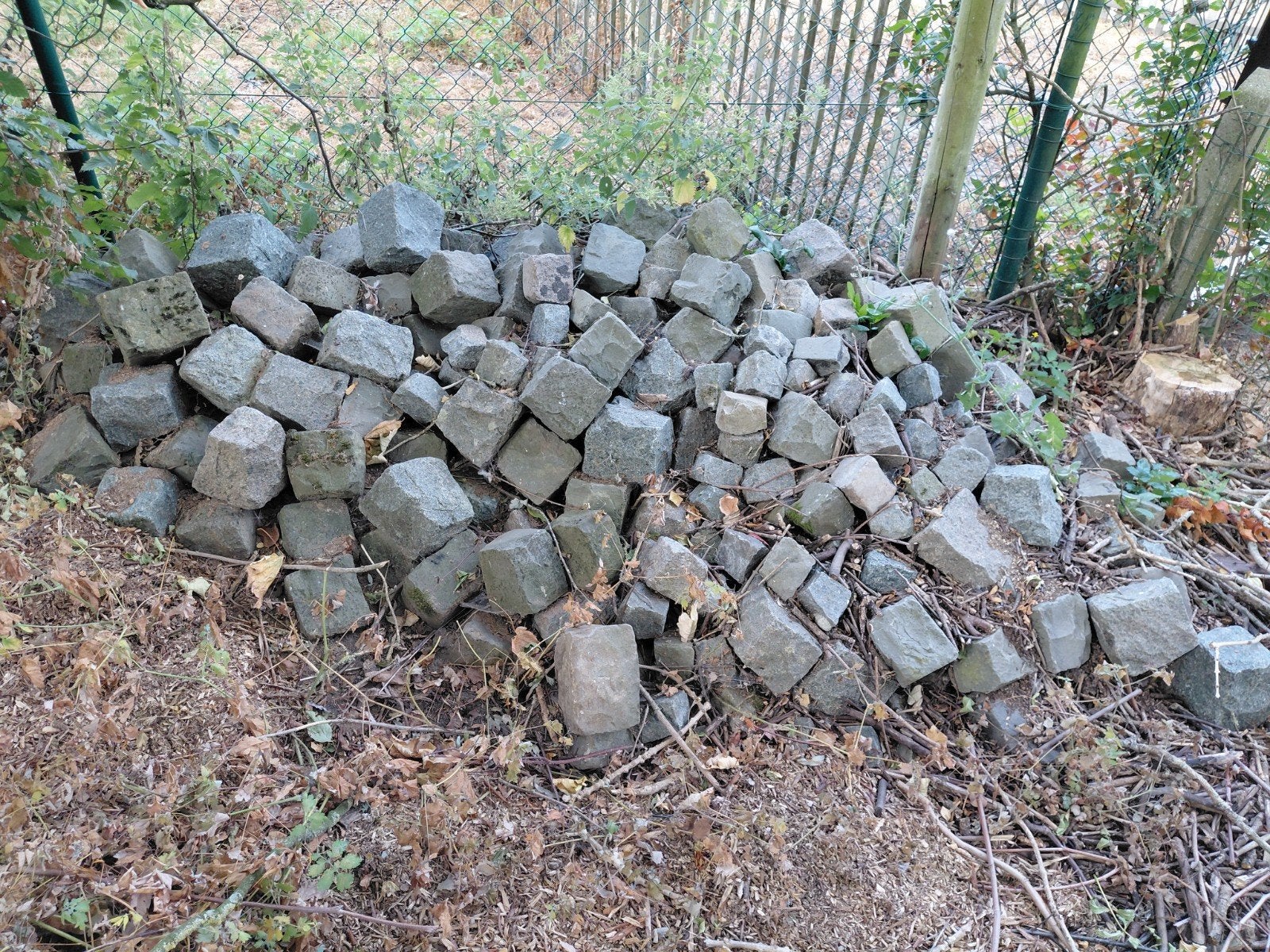 lot kasseistenen, Ophalen