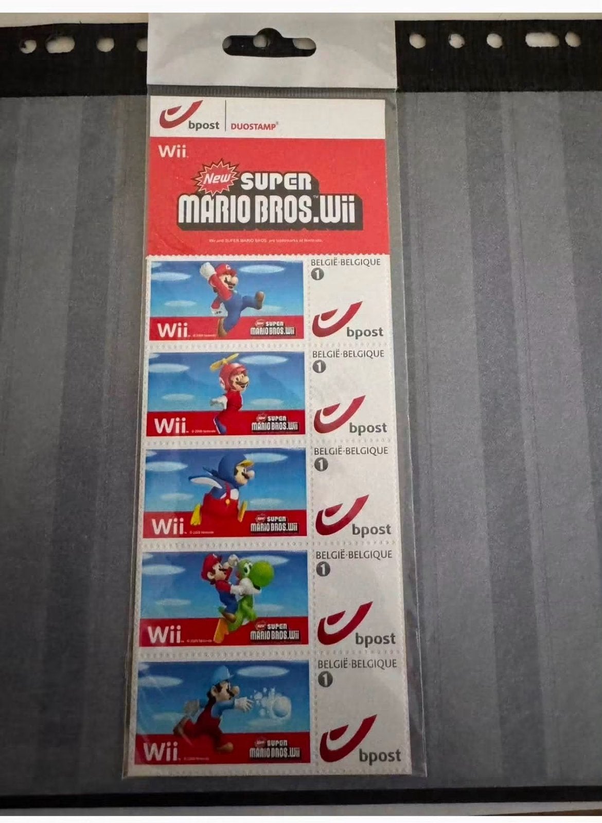 Duostamp Mario bros, Enlèvement ou Envoi, Neuf