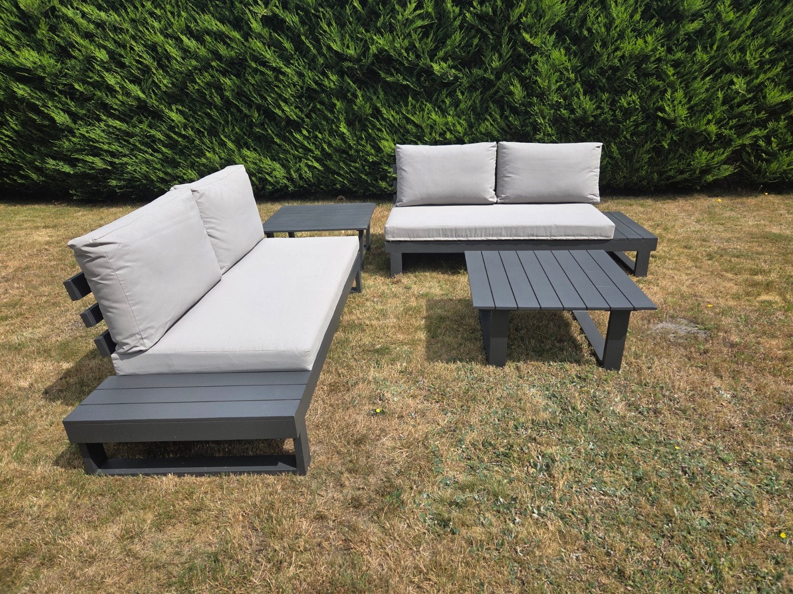 Lounge Sensa, Tuin en Terras, Tuinbanken, Ophalen, Gebruikt, Aluminium
