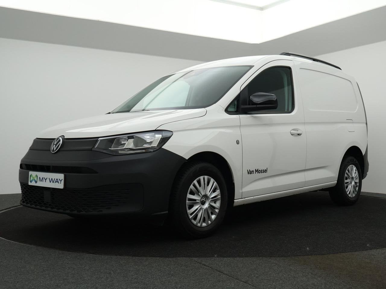 Volkswagen Caddy Van Caddy Cargo Korte Wielbasis 2.0 TDI 75k, Auto's, Monovolume, Caddy Combi, Wit, Geheel digitaal combi-instrument