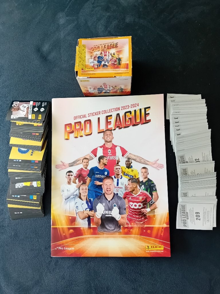 panini Pro League 23/24 leeg album + alle stickers, Ophalen of Verzenden, Nieuw, Stickers en Plaatjes