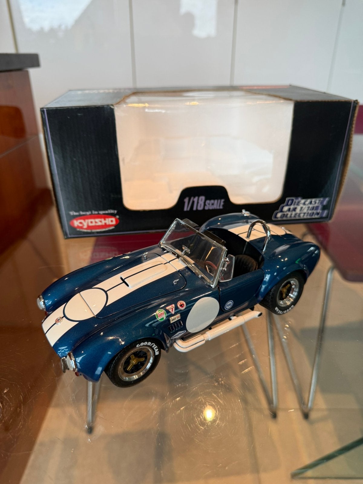 Rare Shelby Cobra 427 S/C 1:18 Kyosho, Hobby & Loisirs créatifs, Enlèvement ou Envoi, Comme neuf, Voiture, Kyosho