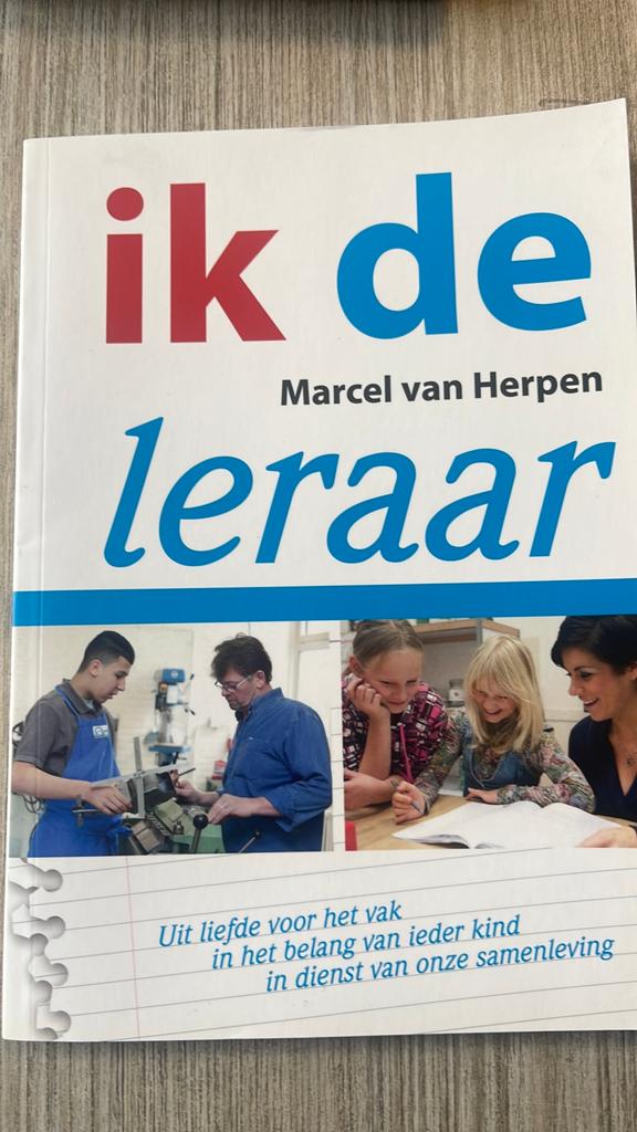Ik de leraar - marcel van herpen, Boeken, Studieboeken en Cursussen, Ophalen of Verzenden, Zo goed als nieuw