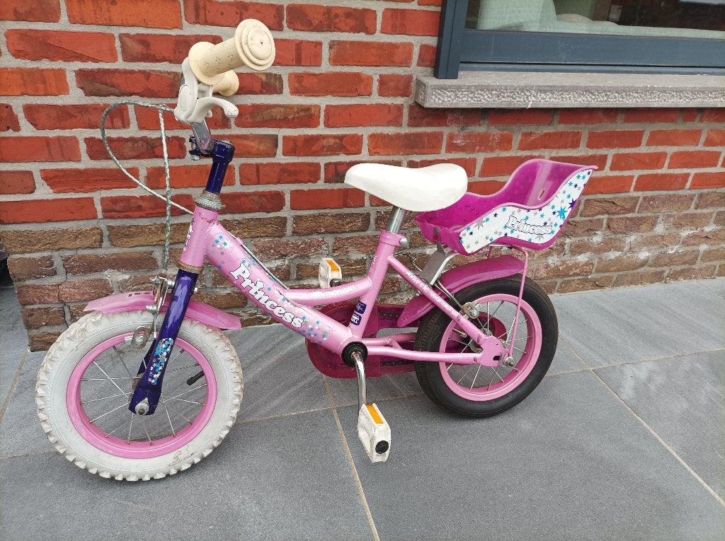 Kinderfiets, Ophalen, Zijwieltjes, Gebruikt, Velgrem