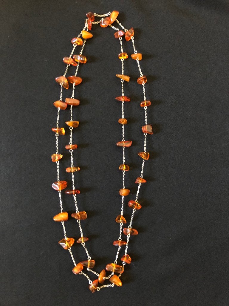 Collier en ambre baltique, Enlèvement ou Envoi, Comme neuf, Autres matériaux