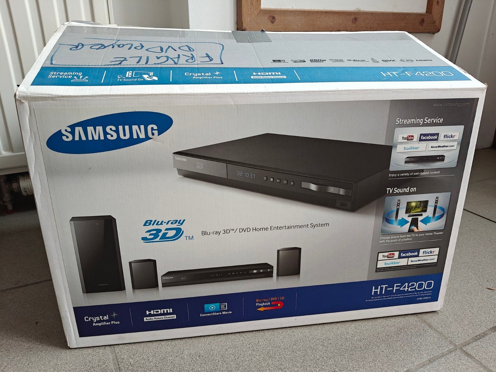 Samsung bluray DVD 3D cinema, Audio, Tv en Foto, Schotelantennes, Ophalen, Samsung