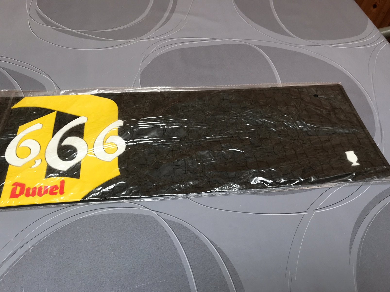 Duvel 6,66% barmat rubber, Verzamelen, Ophalen of Verzenden, Nieuw, Gebruiksvoorwerp