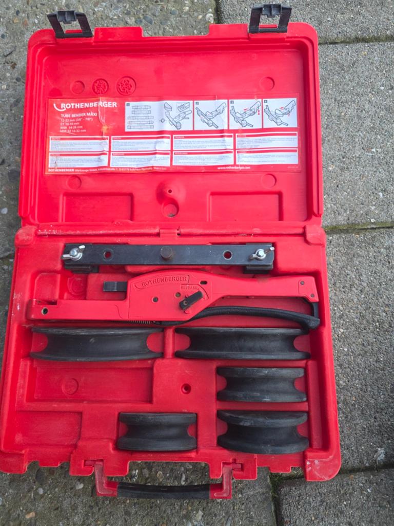 Rotenberger Tube Bender MAXI, Enlèvement