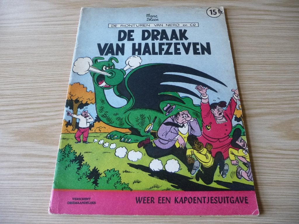 Nero - 35. De draak van halfzeven EERSTE DRUK €16, Enlèvement ou Envoi, Marc Sleen, Une BD, Comme neuf